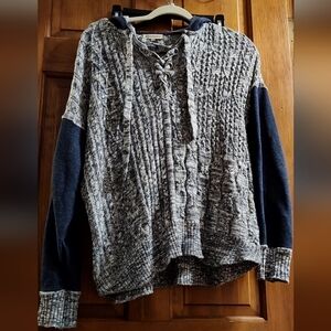 Democracy women's large hooded sweater